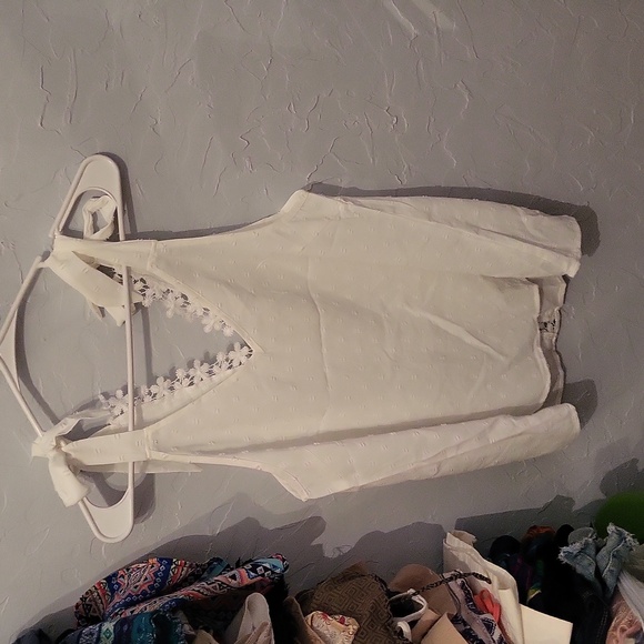 Shein White Blouse NWT - Picture 2 of 3